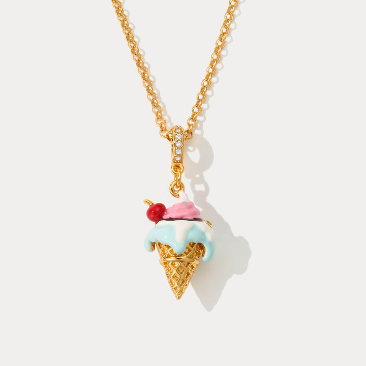 Selenichast Ice Cream Necklace