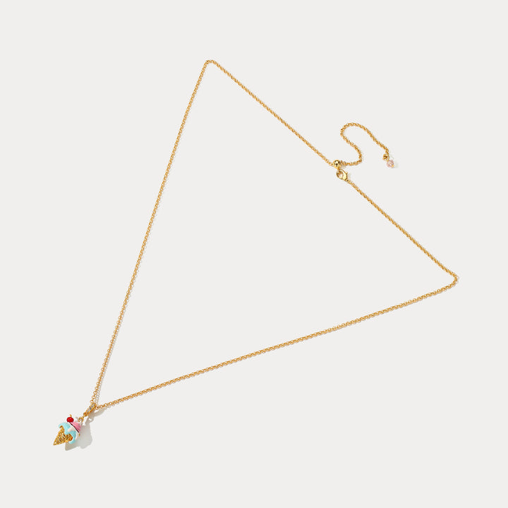 Ice Cream Necklace Selenichast Summer Jewelry