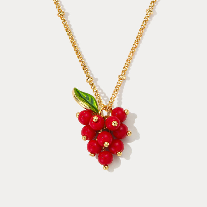 Selenichast Cranberry Necklace
