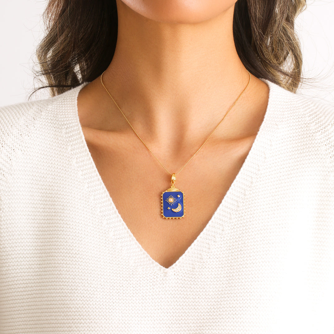 Selenichast Blue Celestial Necklace