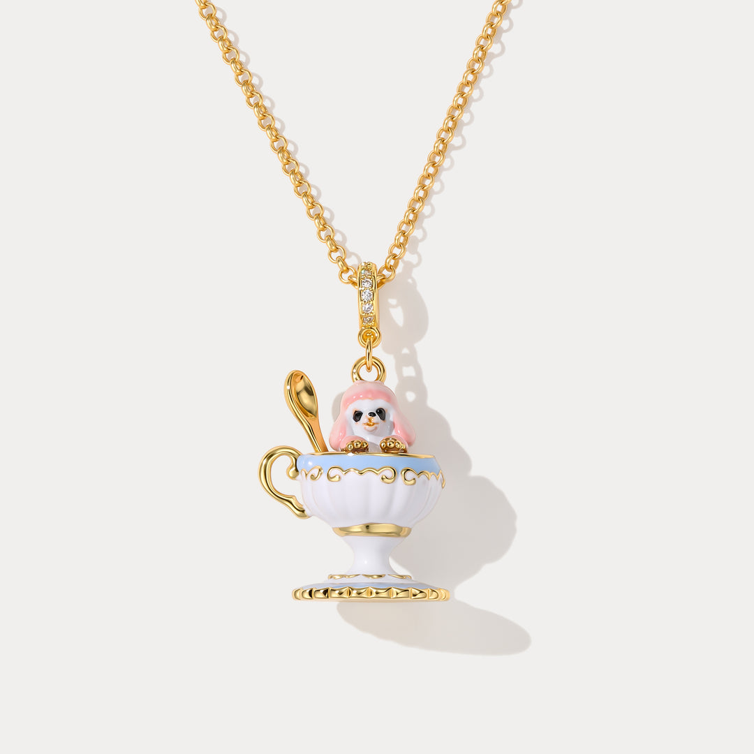 Selenichast Teacup Poodle necklace