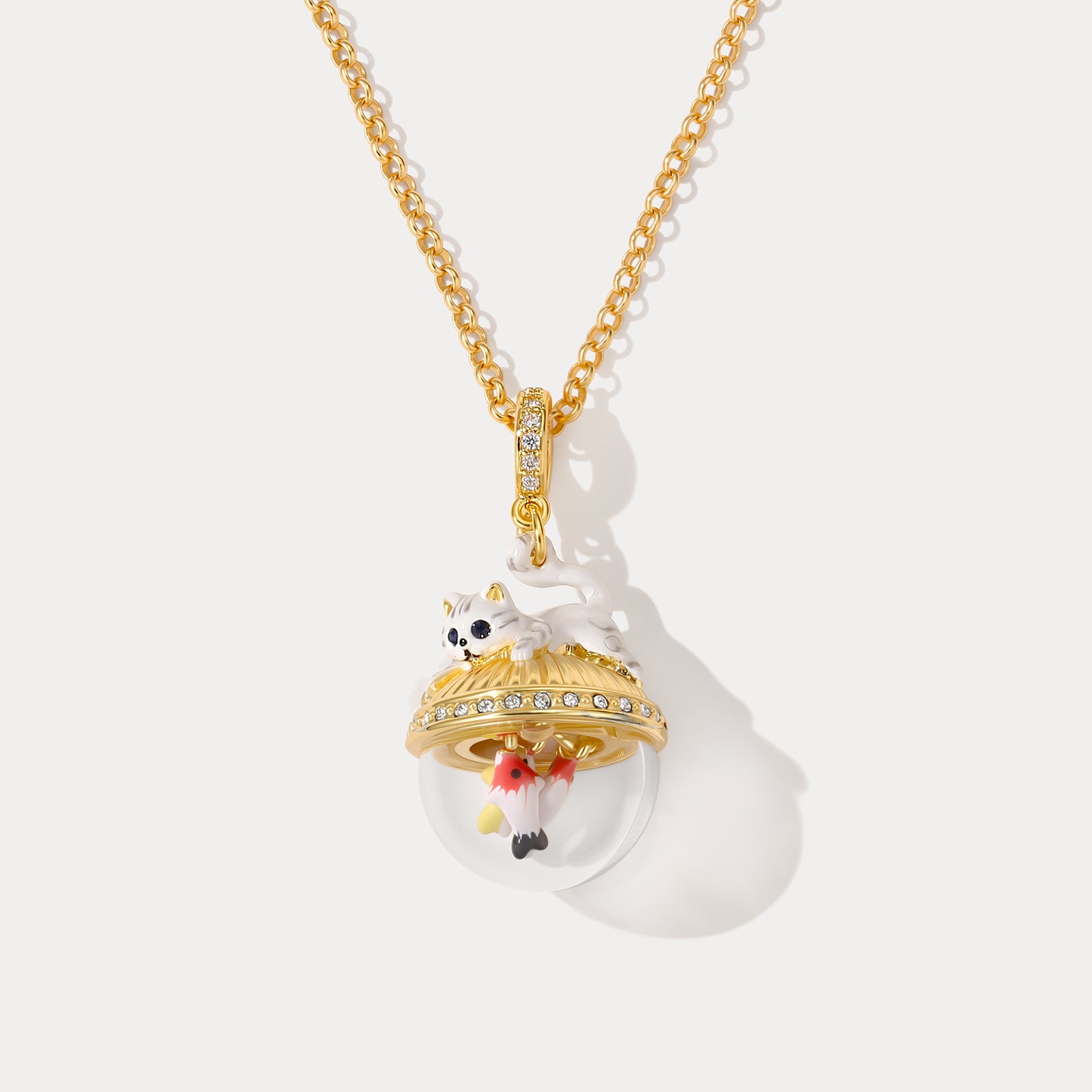 Selenichast Cat Fishing Necklace