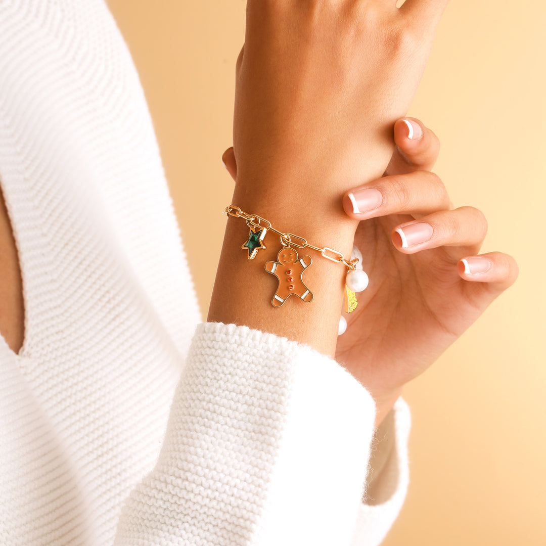 Brazalete de pan de jengibre de Navidad