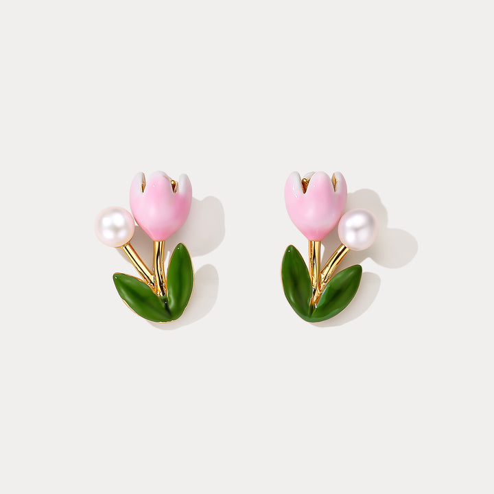 Selenichast Tulip Stud Earrings