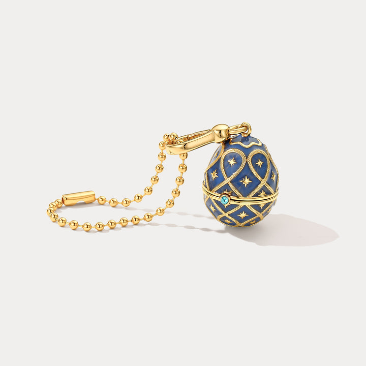 Turtle Egg Locket Necklace