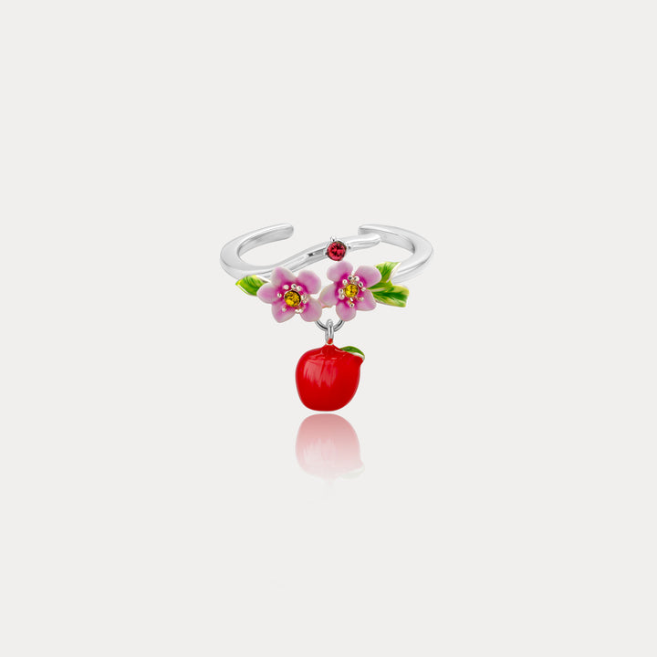 Selenichast Silver Apple Ring