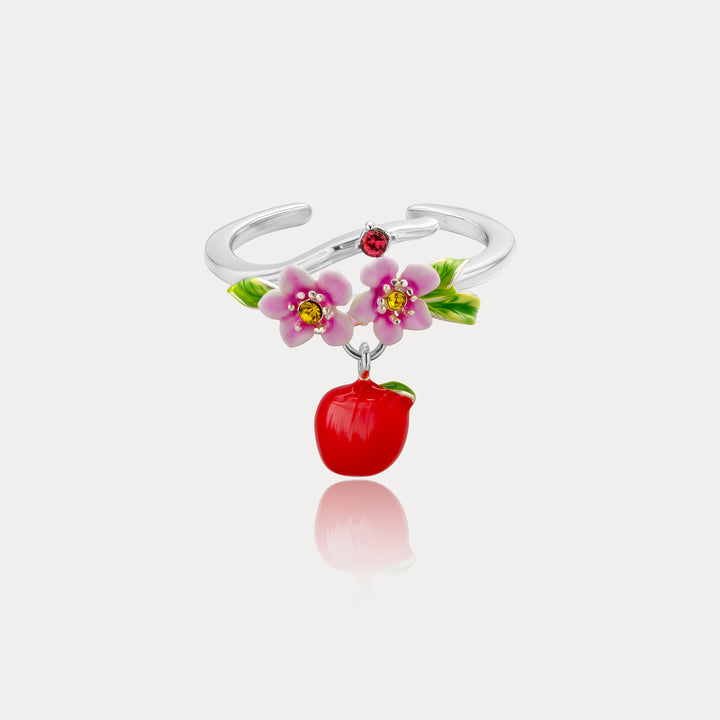 Silver Apple Ring