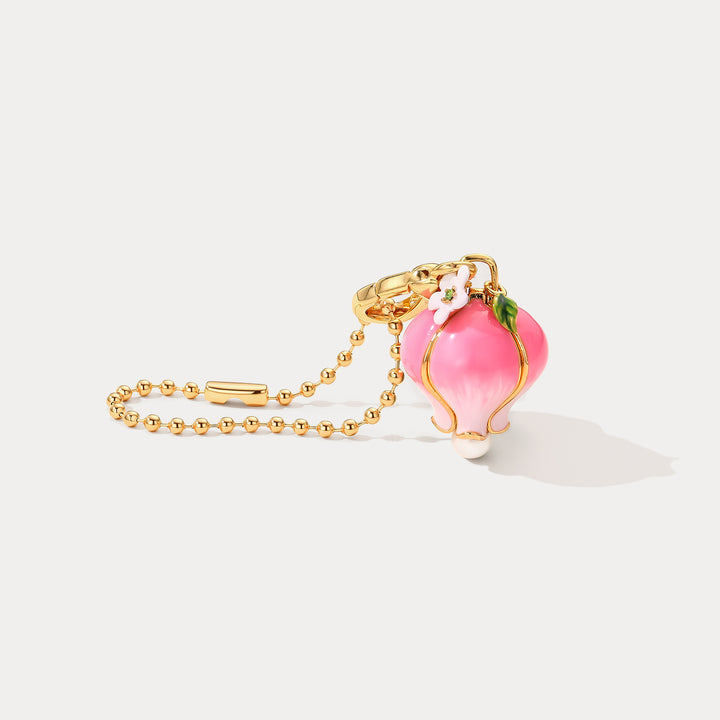 Rose Mouse Locket Necklace