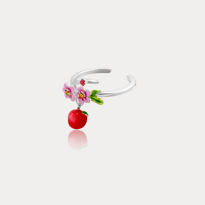 Silver Apple Ring