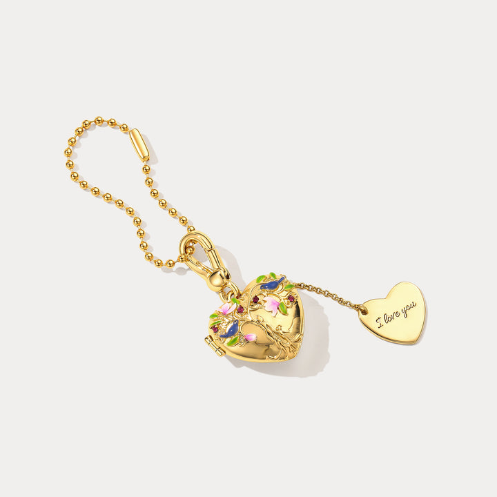 Selenichast Tree of Life Heart Locket Charm