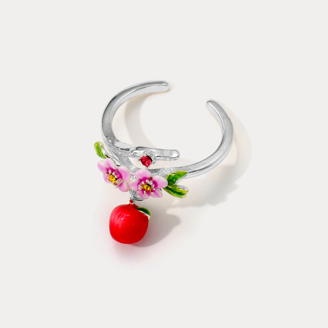Silver Apple Ring