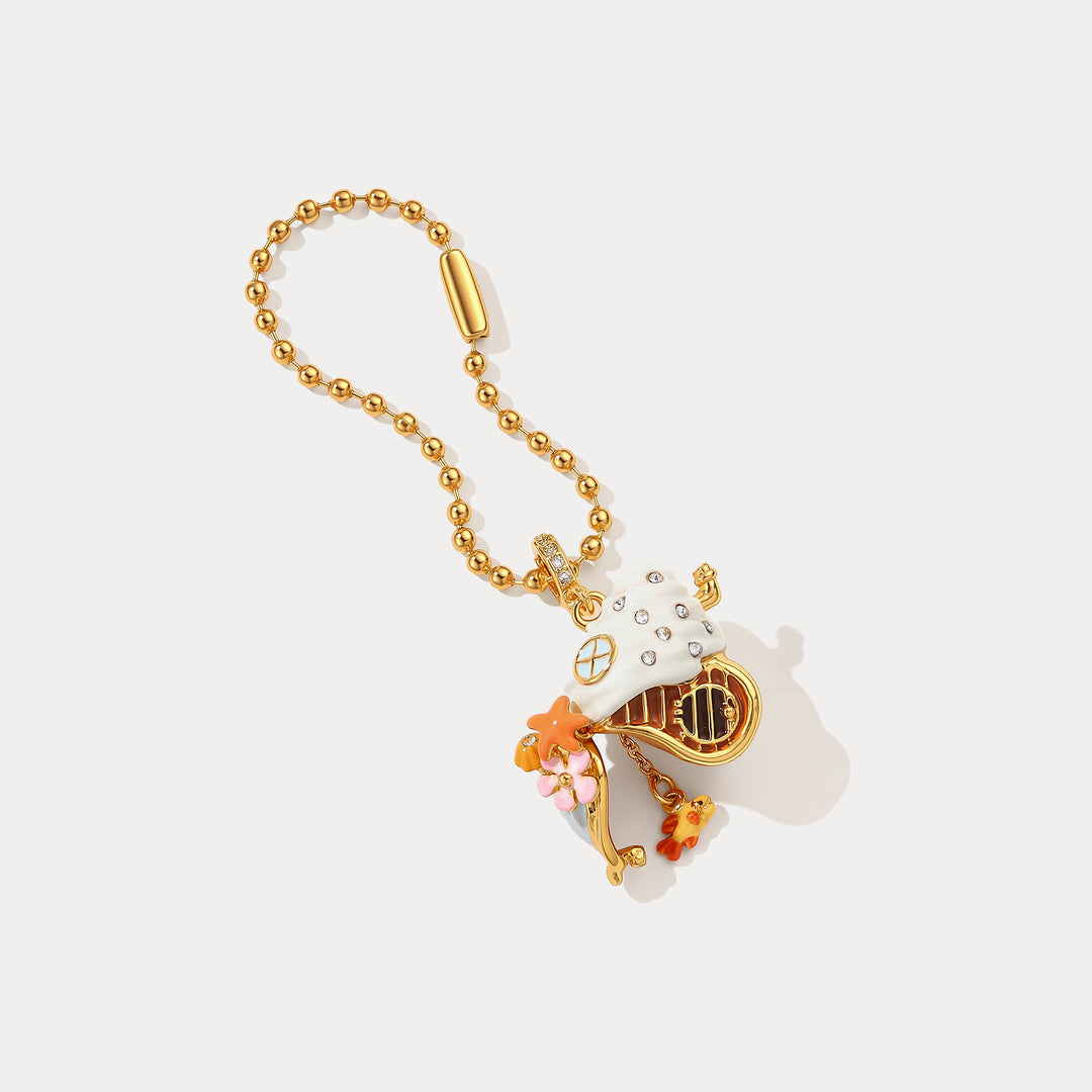 Selenichast Seashell House Locket Charm