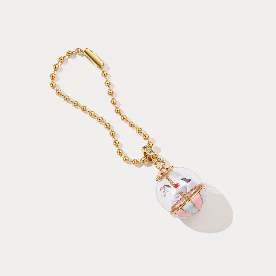 Selenichast Carousel Globe Charm