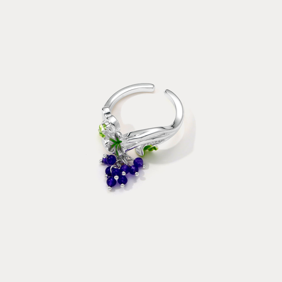 Silver Grape Ring