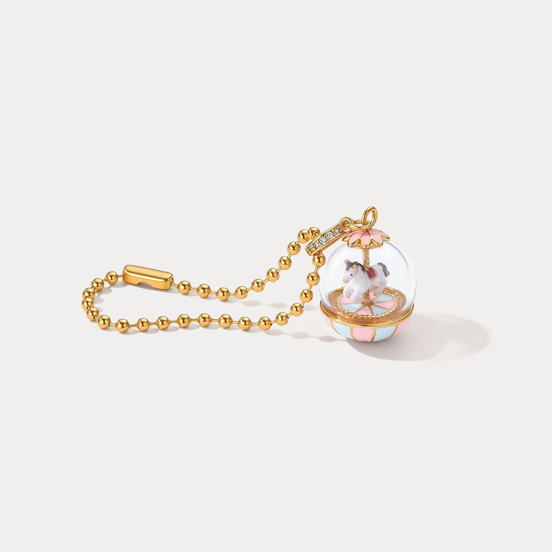 Selenichast Carousel Globe Charm