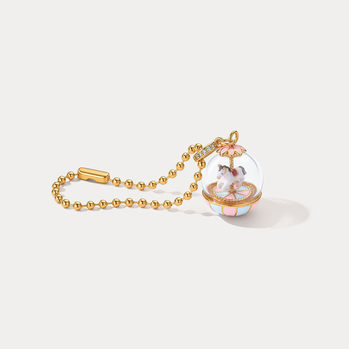 Selenichast Carousel Globe Charm