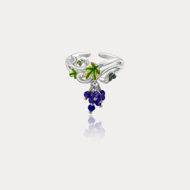 Silver Grape Ring