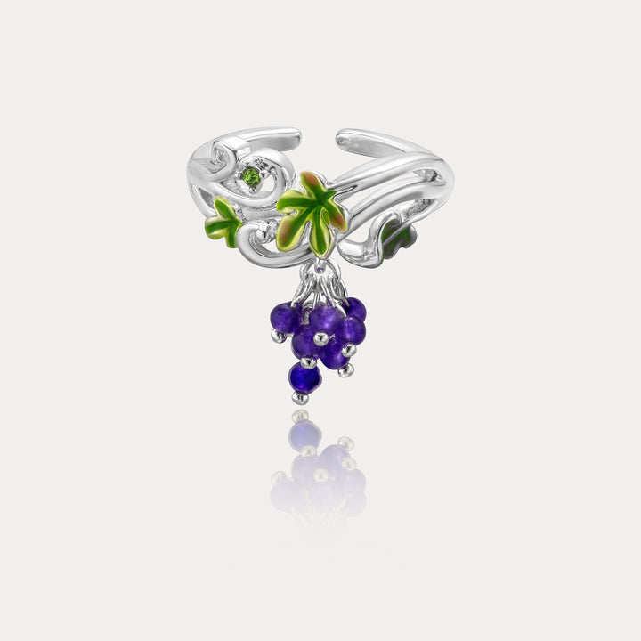 Silver Grape Ring
