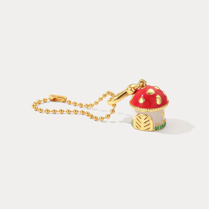 Selenichast Squirrel Mushroom Locket Charm