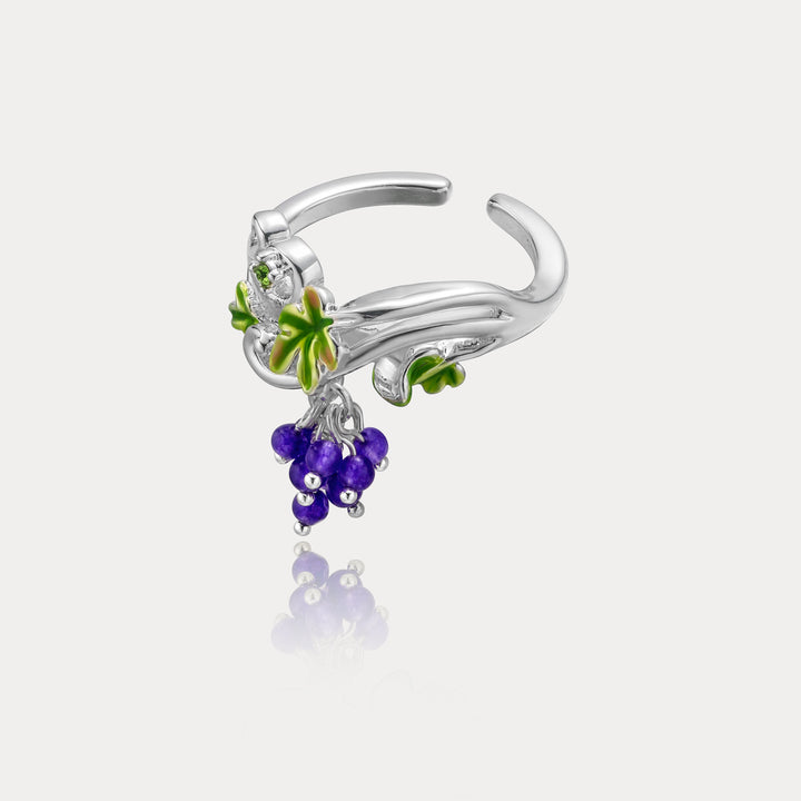 Silver Grape Ring