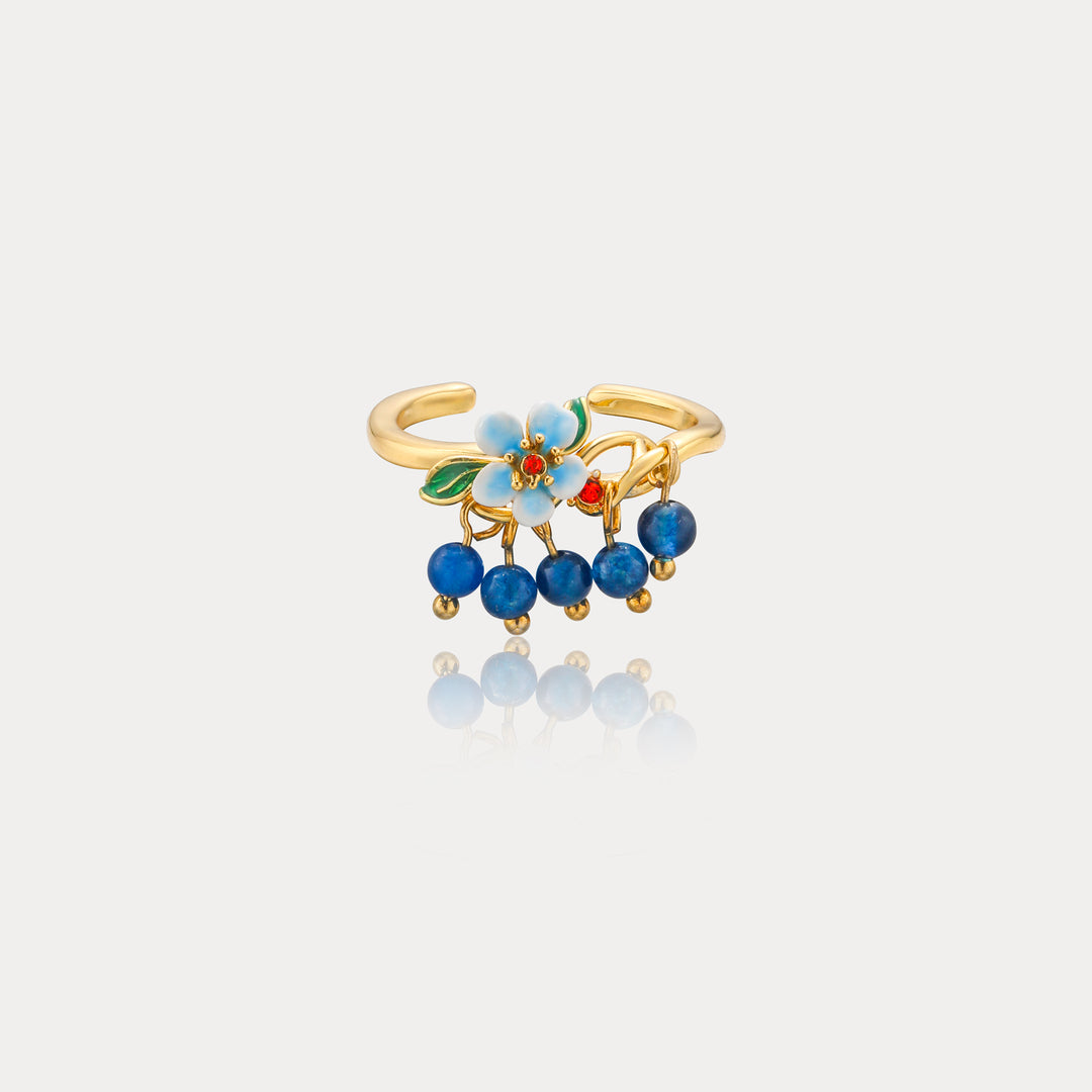 Blueberry Flower Ring
