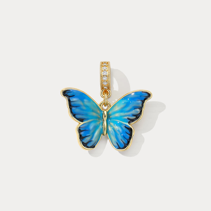 Selenichast Blue Butterfly Charm