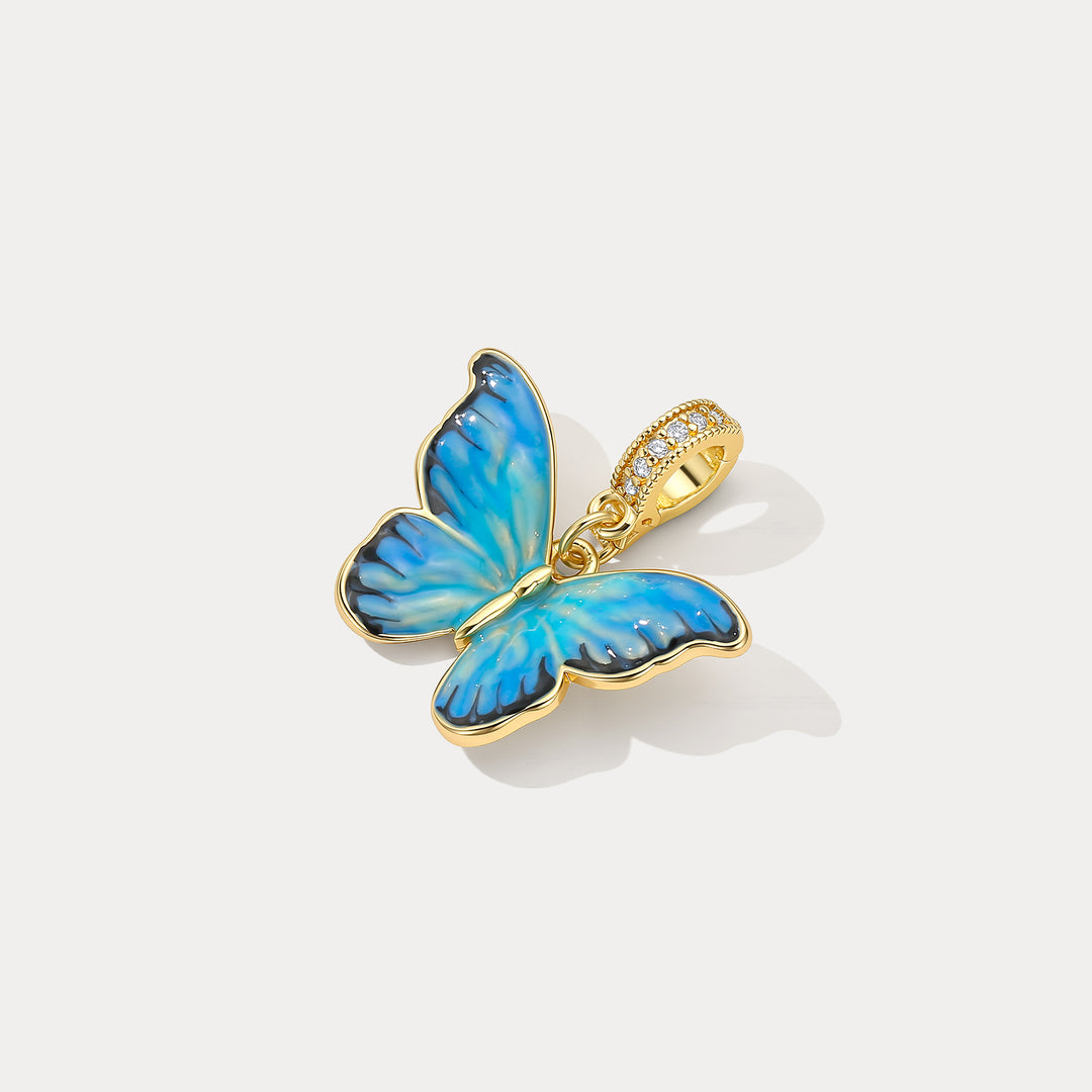 Blue Butterfly Charm Selenichast 