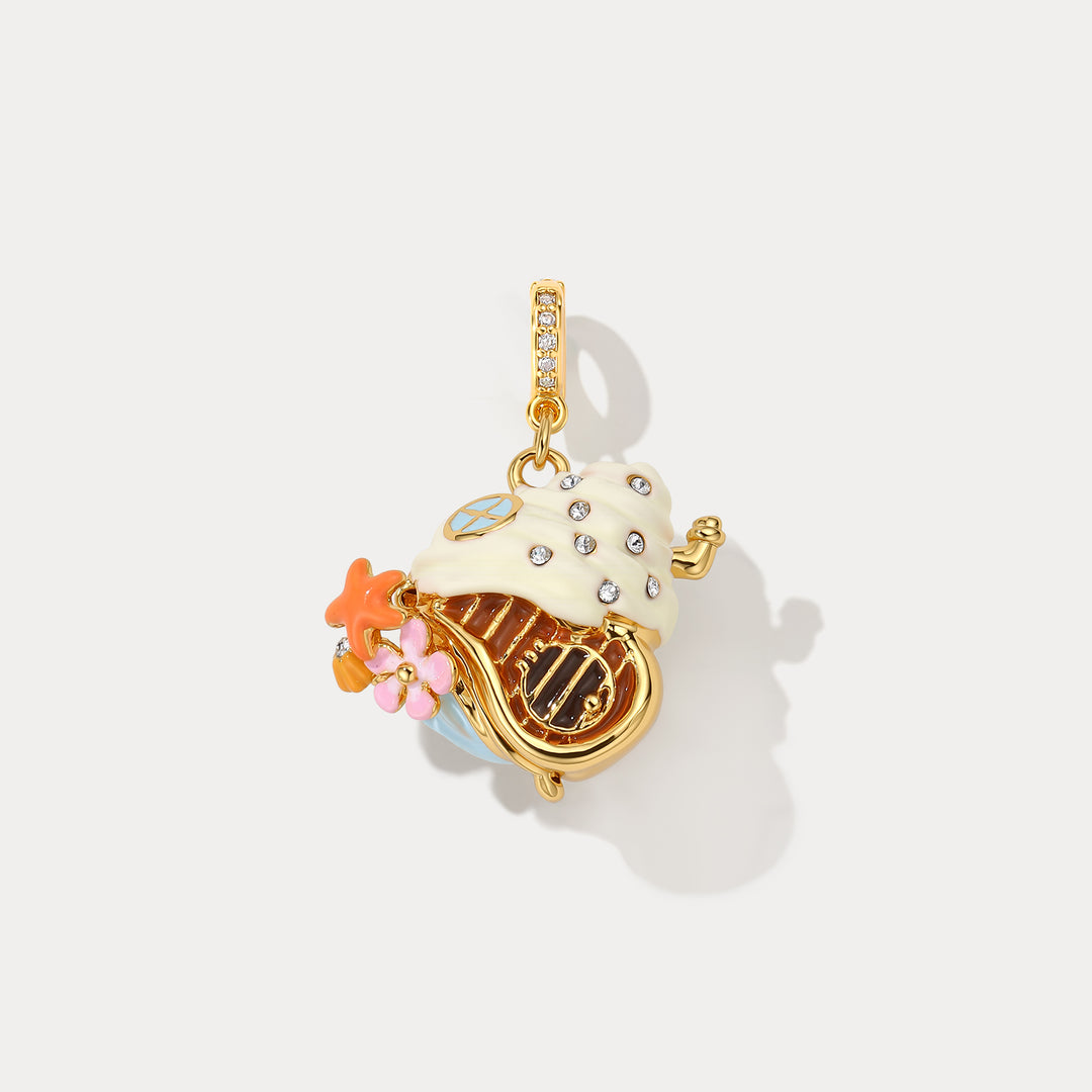Selenichast Seashell House Charm