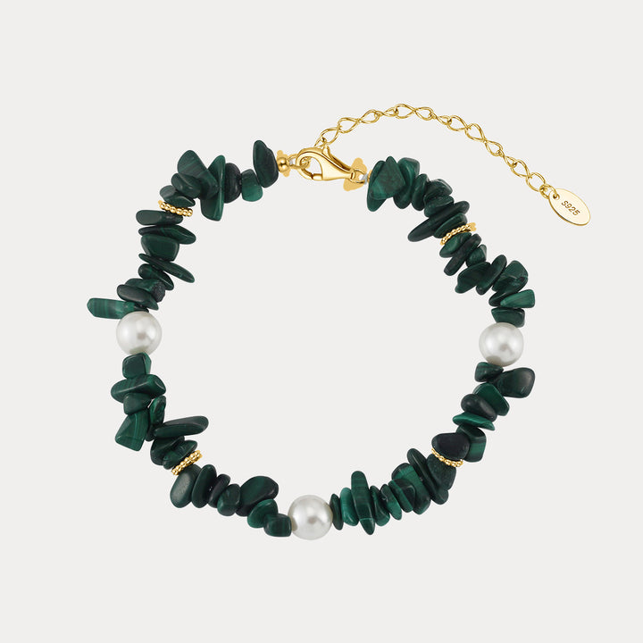 Selenichast Malachite Pearl Bracelet