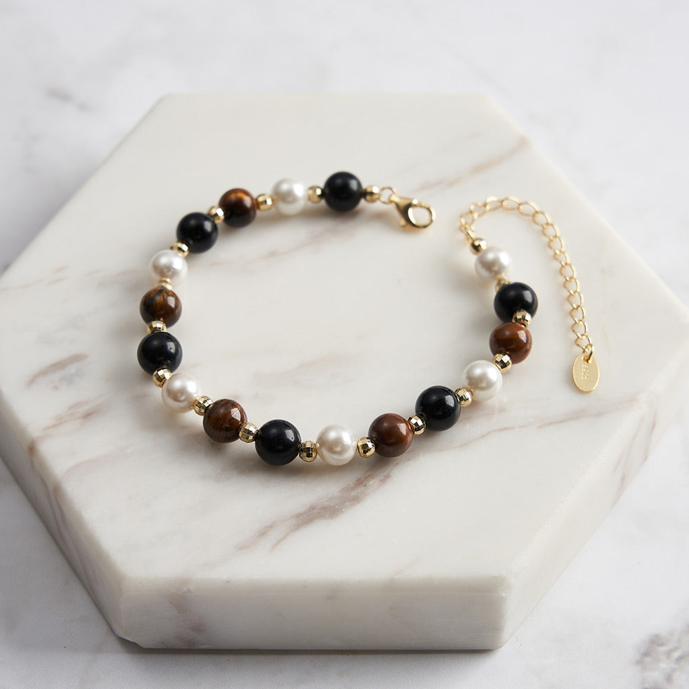 Pearl Natural Stone Bead Bracelet