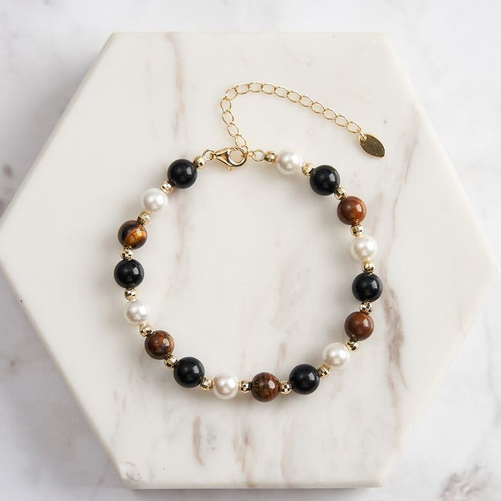 Pearl Natural Stone Bead Bracelet