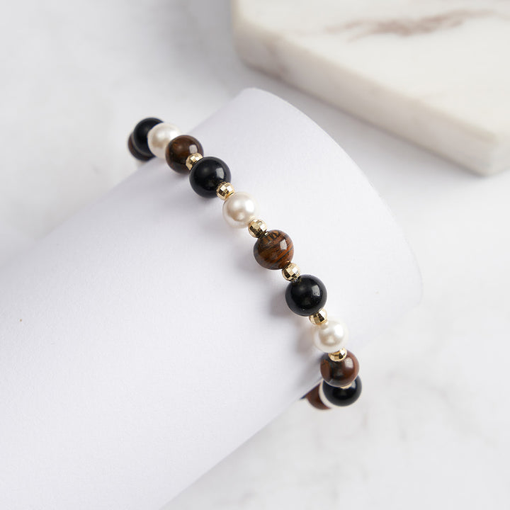 Pearl Natural Stone Bead Bracelet