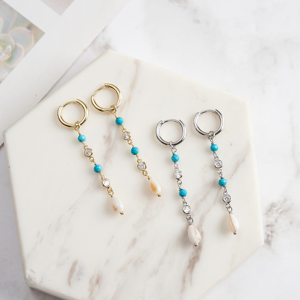 Ocean Breeze Drop Earrings