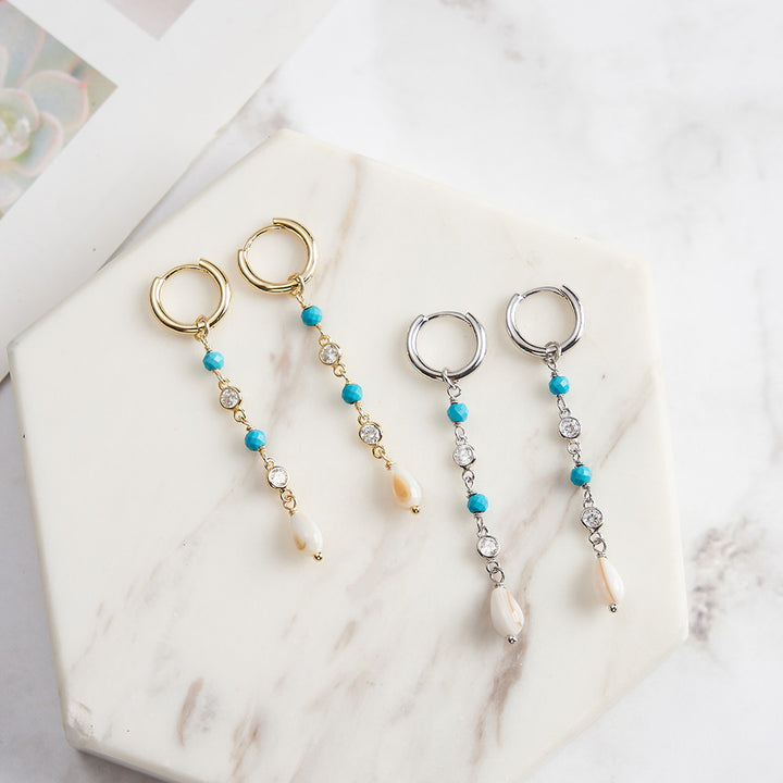 Ocean Breeze Drop Earrings