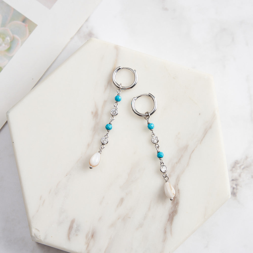 Ocean Breeze Drop Earrings