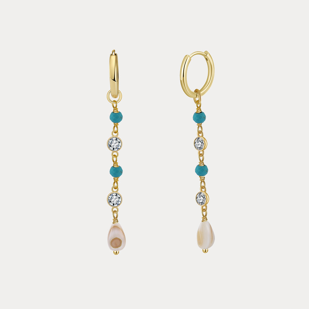 Selenichast Ocean Breeze Drop Earrings