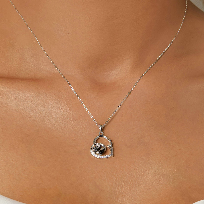 Heart Panda Necklace