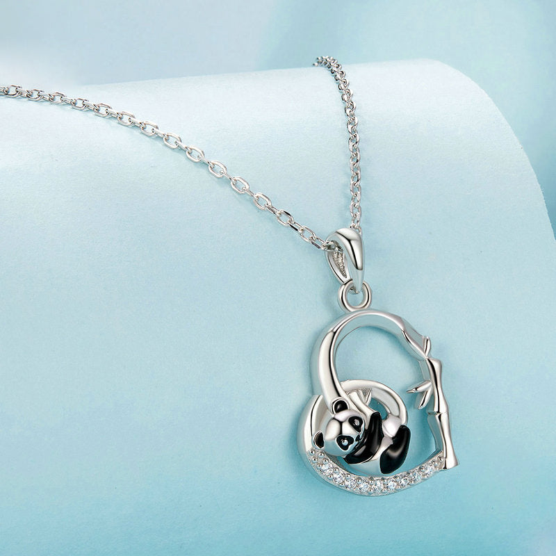 Heart Panda Necklace