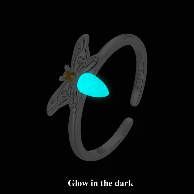 Luminous Stone Firefly Ring