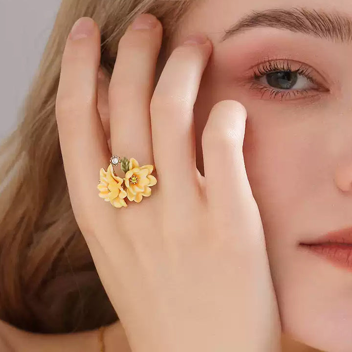 Gardenia Flower Ring