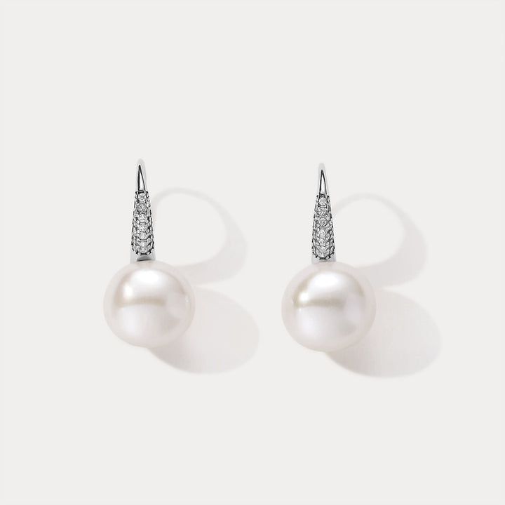 Silver Freshwater Pearl Earrings