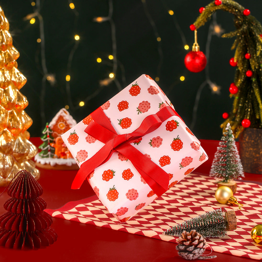 Raspberry Gift Wrapping