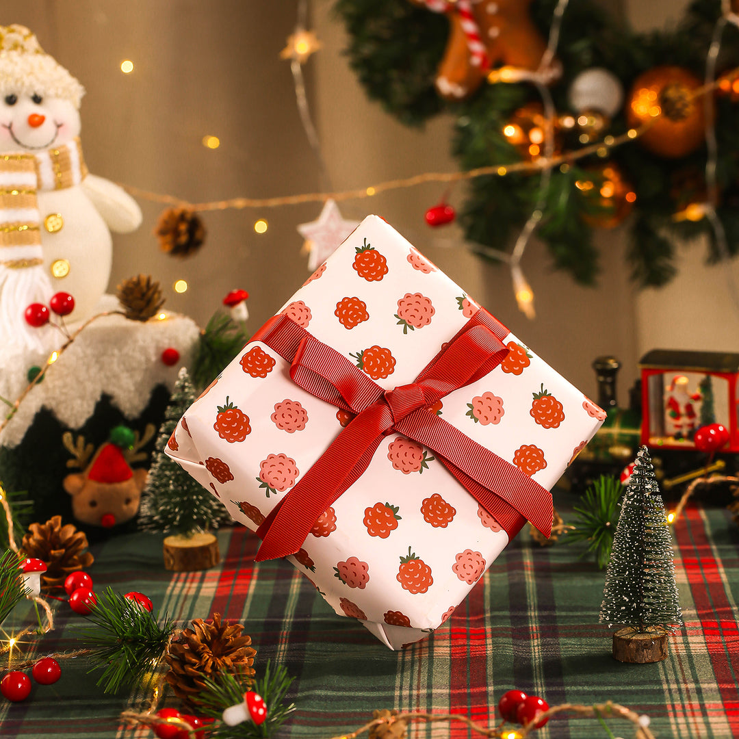 Raspberry Gift Wrapping