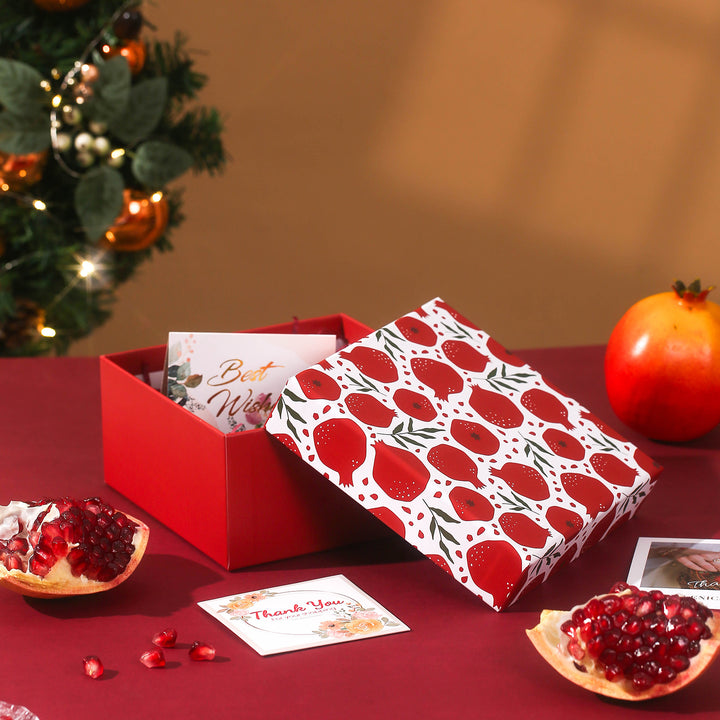 Pomegranate Gift Box Wrapping