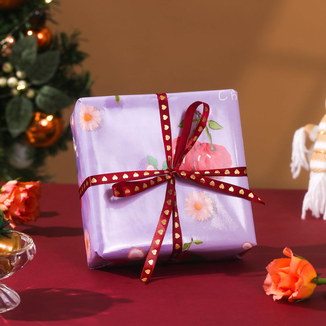 Selenichast Cherry Daisy Gift Wrapping