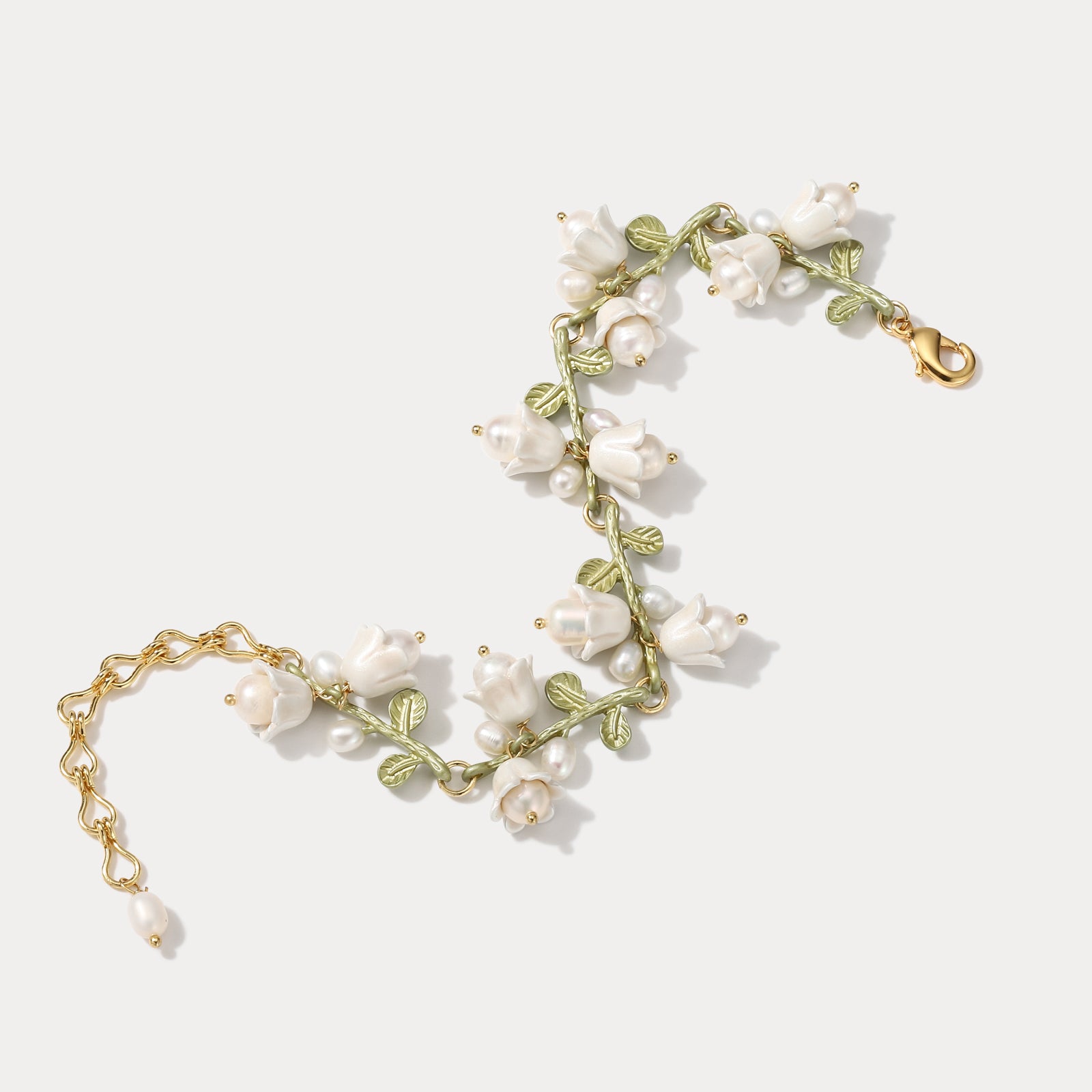 Lily Of The Valley Charms Bracelet
