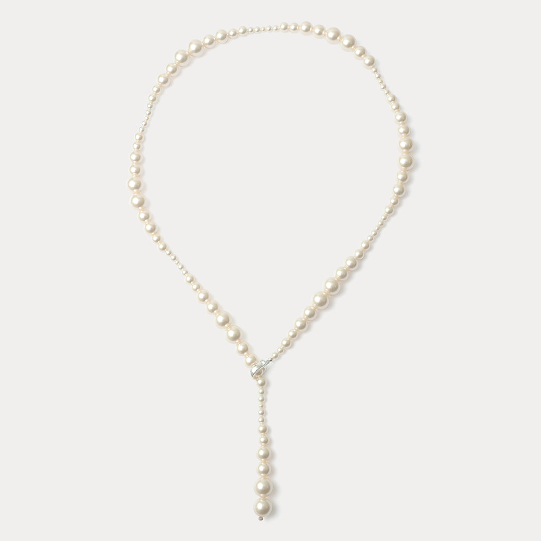 Pearl Lariat Necklace