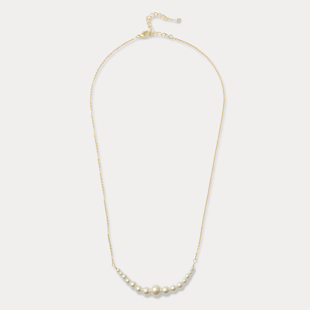 Selenichast Pearl Smile Necklace