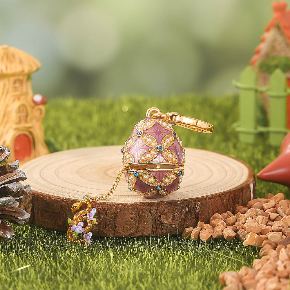 Snake Egg Locket Charm