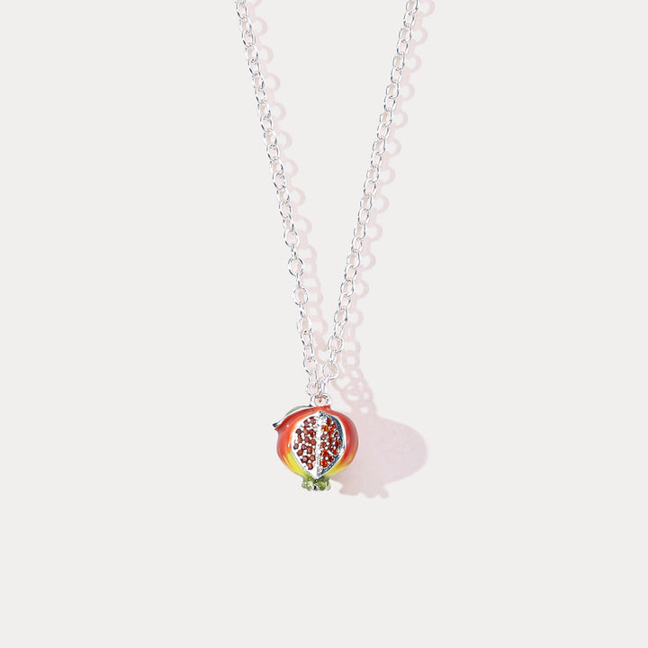 Silver Pomegranate Necklace